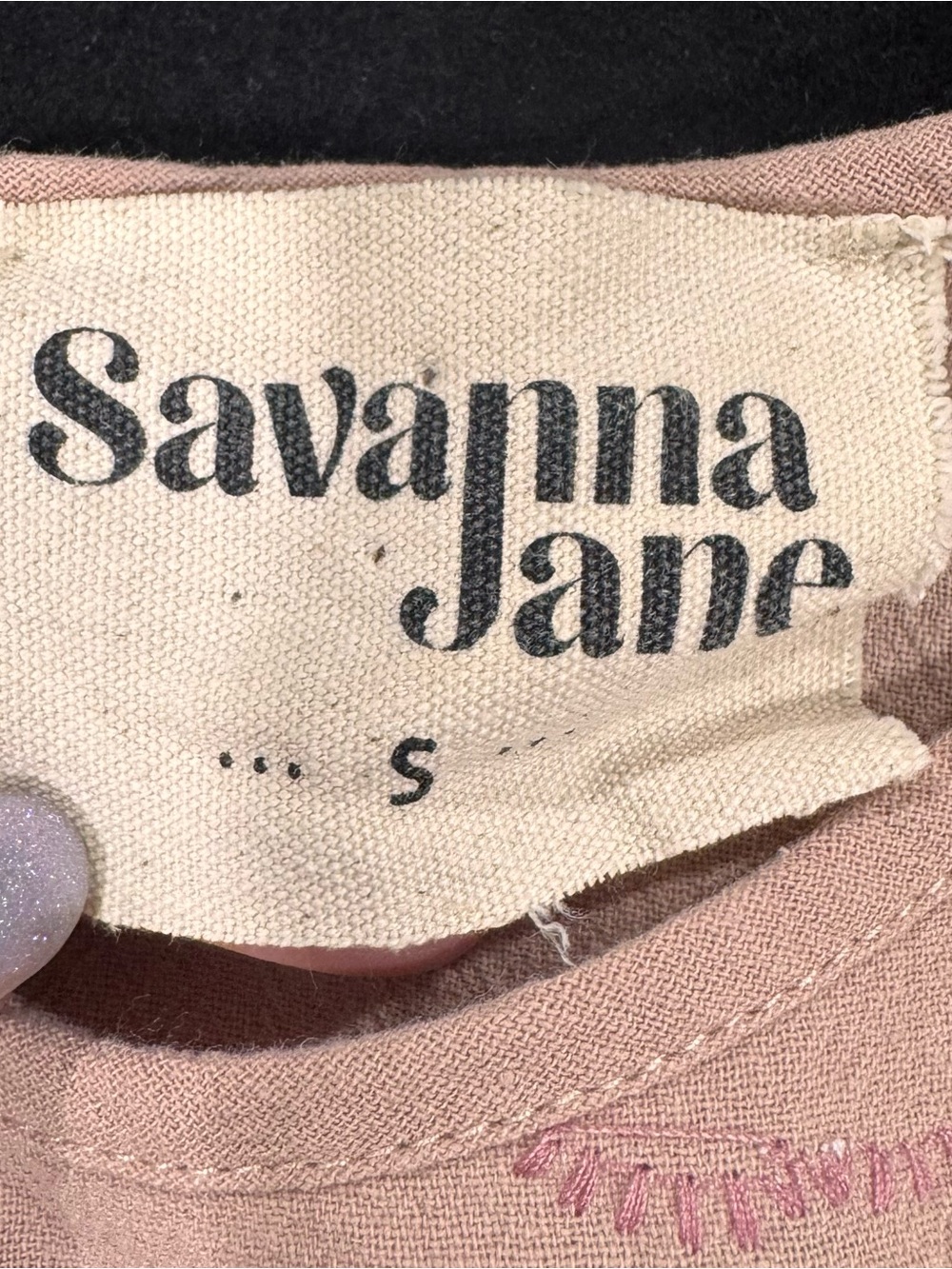 Savanna Jane Rosewood Embroidered Peasant Blouse - Picture 7 of 10